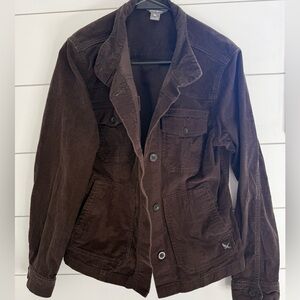 Eddie Bauer Brown Corduroy Jacket Women’s Size M